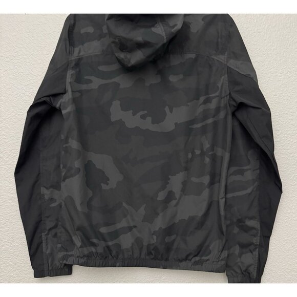 Fox Racing Men's Size Small Moth Camo Windbreaker Jacket Hooded Lightweight - Picture 10 of 14